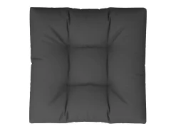 Hot Clicnbuy Cojín para sofá de palets de tela 70x70x12 cm Negro