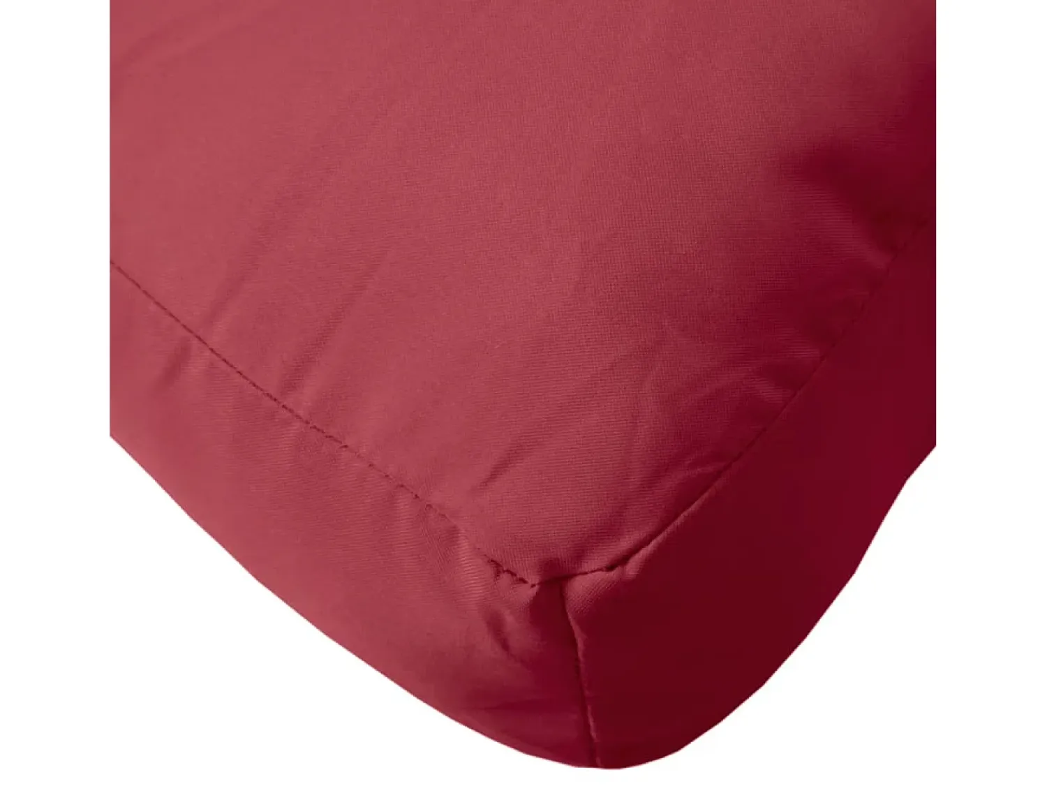 Clicnbuy Ropa De Casa^Cojín para sofá de palets de tela tinto 80x80x12 cm Rojo