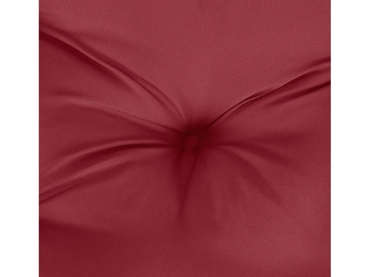 Clicnbuy Ropa De Casa^Cojín para sofá de palets de tela tinto 80x80x12 cm Rojo