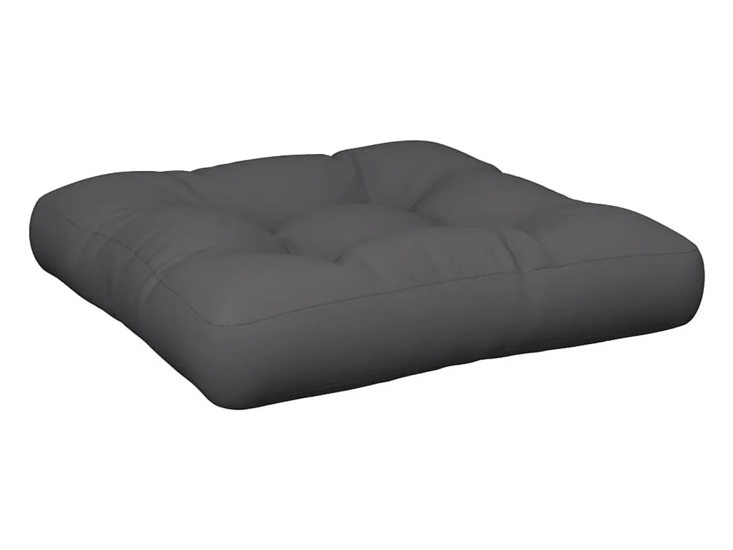 Sale Clicnbuy Cojín para sofá de palets de tela antracita 60x61,5x10 cm Gris antracita