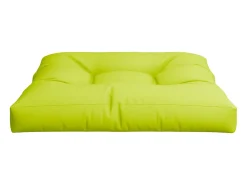 Cojín para sofá de palets de tela verde claro 70x70x12 cm