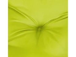 Cojín para sofá de palets de tela verde claro 70x70x12 cm