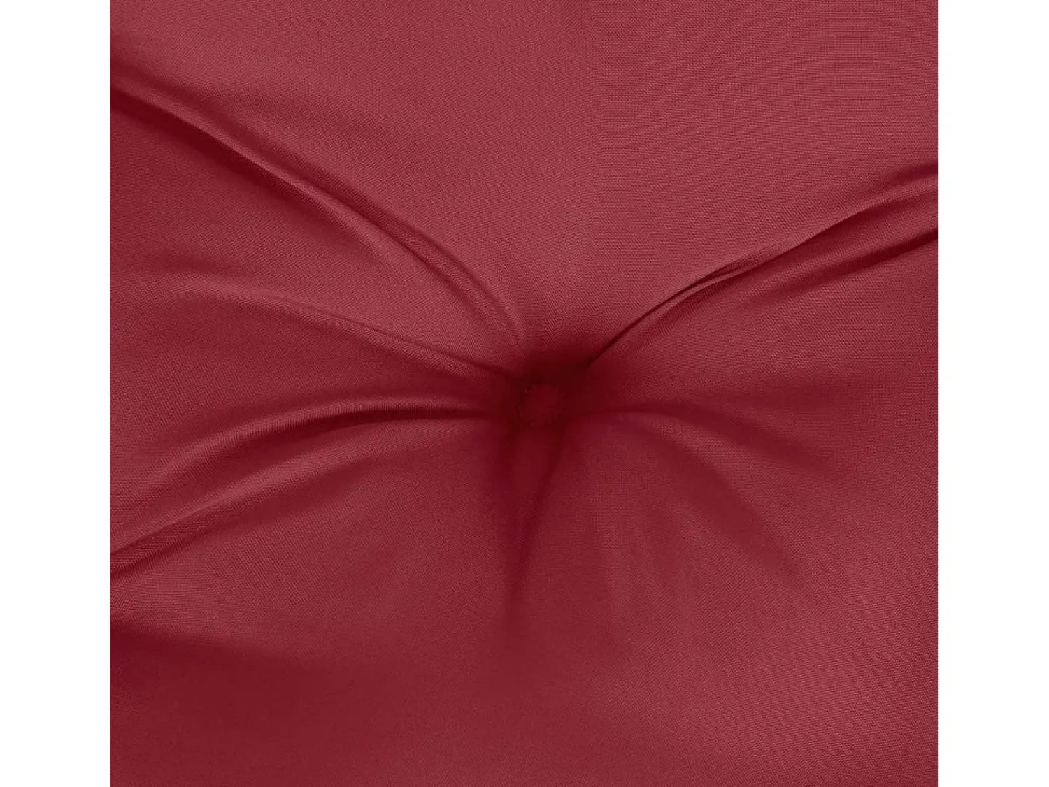 Clicnbuy Ropa De Casa^Cojín para sofá de palets de tela tinto 60x60x12 cm Rojo