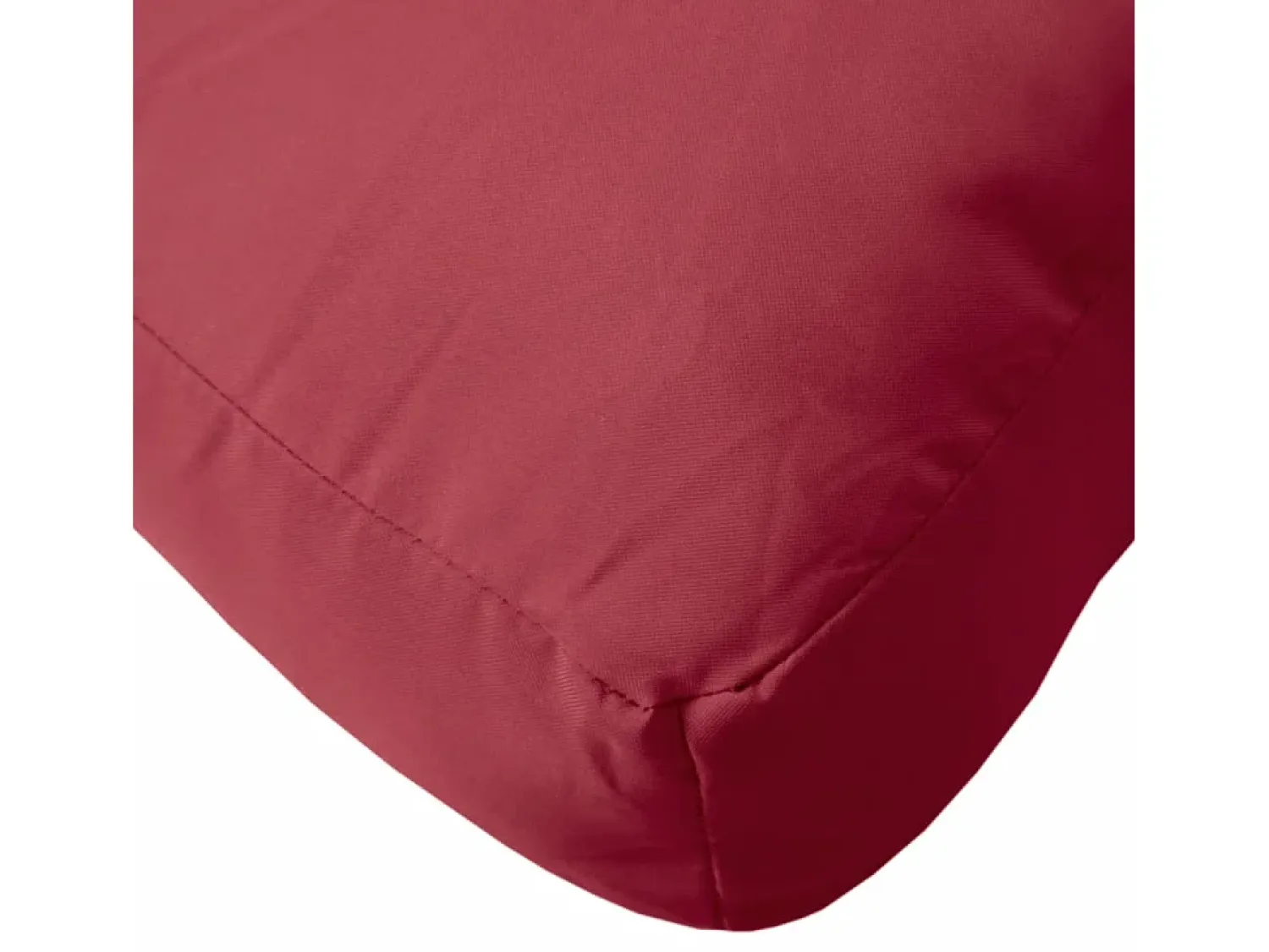 Clicnbuy Ropa De Casa^Cojín para sofá de palets de tela tinto 60x60x12 cm Rojo