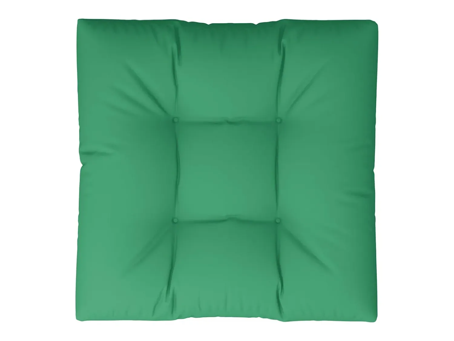 Hot Clicnbuy Cojín para sofá de palets de tela 80x80x12 cm Verde