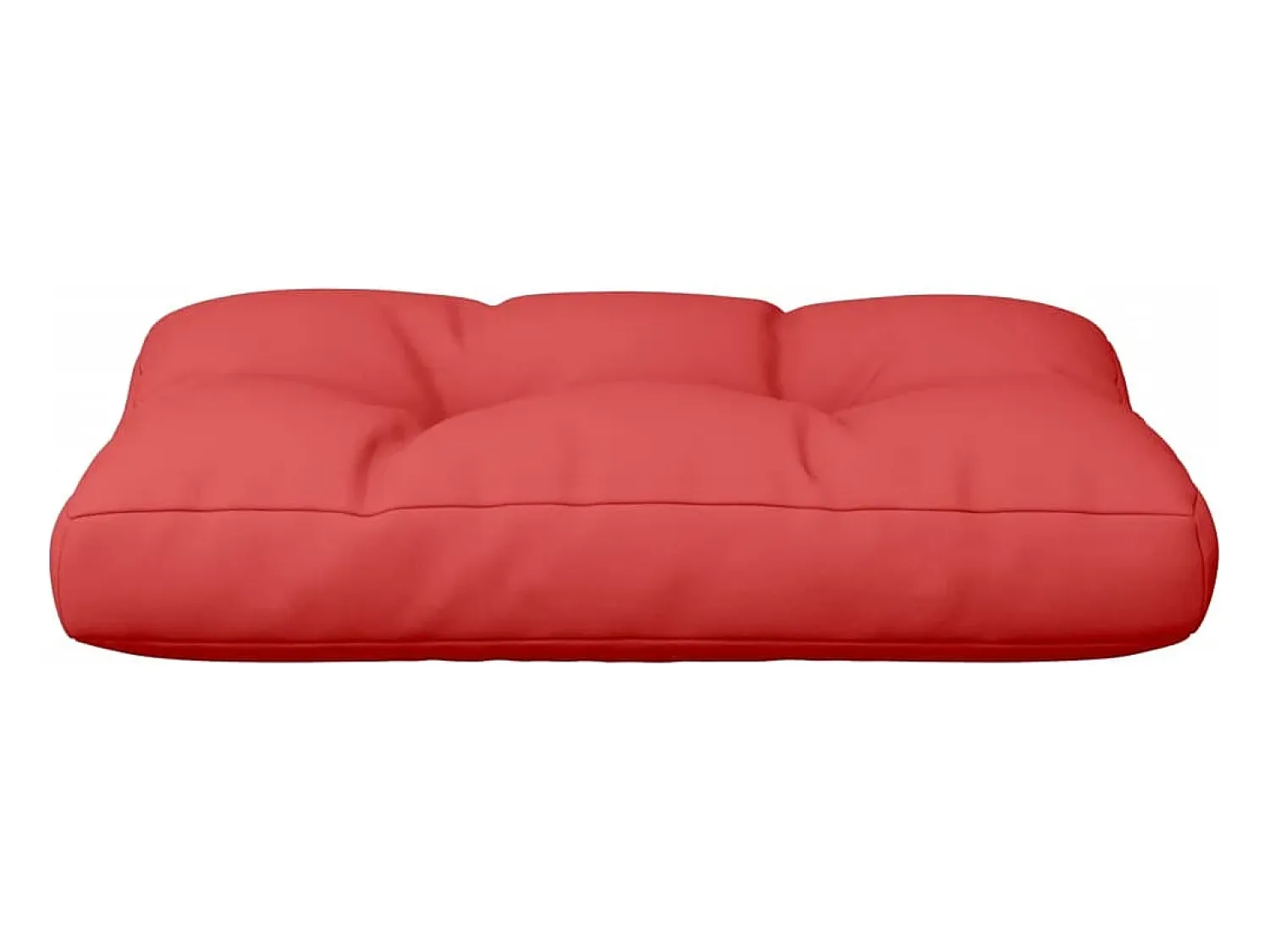 Clicnbuy Ropa De Casa^Cojín para sofá de palets de tela 50x40x12 cm Rojo