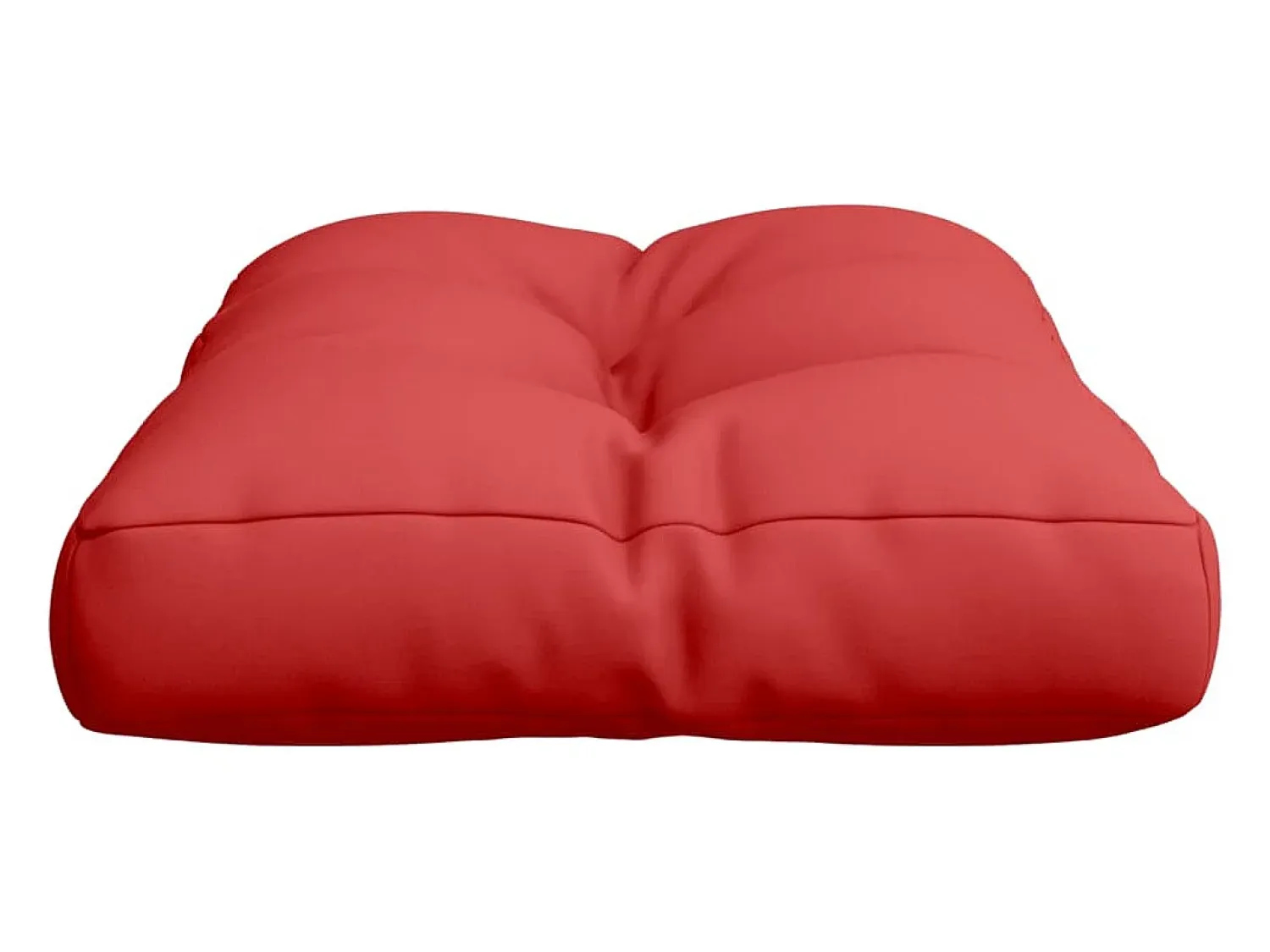 Clicnbuy Ropa De Casa^Cojín para sofá de palets de tela 50x40x12 cm Rojo