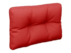 Clicnbuy Ropa De Casa^Cojín para sofá de palets de tela 50x40x12 cm Rojo