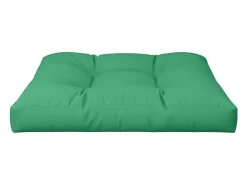 Outlet Clicnbuy Cojín para sofá de palets de tela 70x70x12 cm Verde