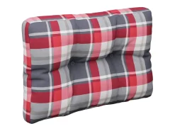 Sale Clicnbuy Cojín para sofá de palets tela a cuadros 60x40x12 cm Rojo