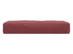 Clicnbuy Cojín para sofá de palets tela tinto melange 60x60x10 cm Rojo