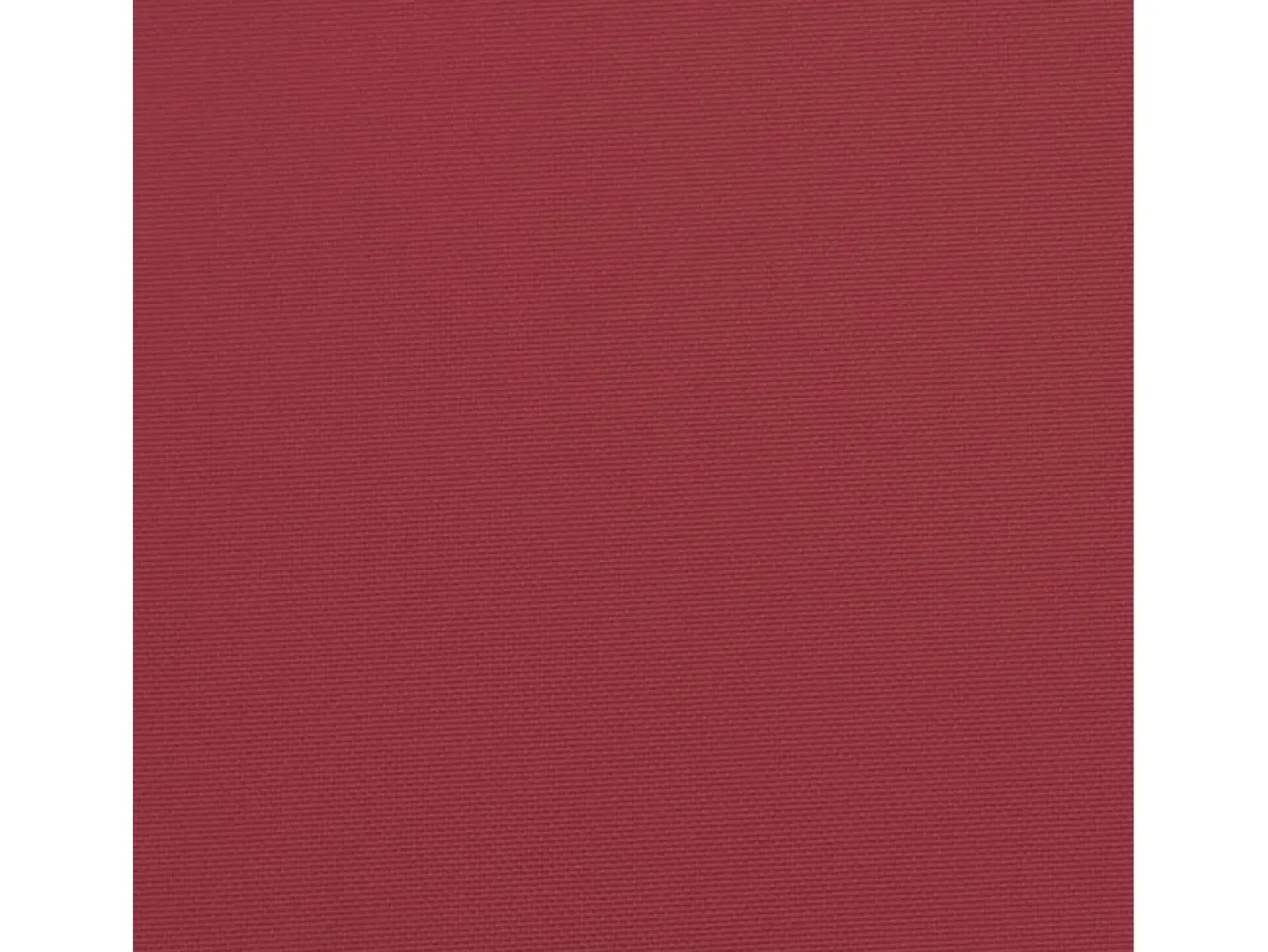 Cojín para sofá de palets tela Oxford rojo tinto 60x60x8 cm