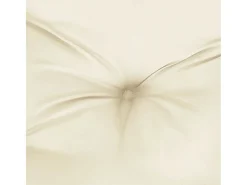 Outlet Clicnbuy Cojín para sofá de palets tela 60x61,5x10 cm Crema