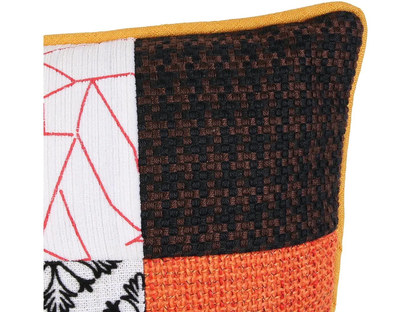 Cojín Patchwork con funda extraíble 40x40 cm