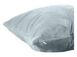 Discount Cojín rectangular de terciopelo azul glaciar 50x30 cm - NAURU - SACASA Azul celeste