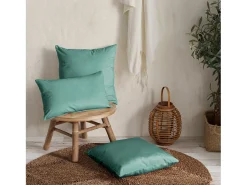 Ropa De Casa^Cojín rectangular de terciopelo verde 50x30 cm - NAURU - SACASA Azul turquesa