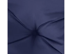 Sale Clicnbuy Cojín redondo de tela Oxford marino Ø 60x11 cm Azul