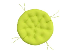 New Clicnbuy Cojín redondo tela Oxford vivo Ø 100x11 cm Verde