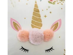 Atmosphera Ropa De Casa^Cojín unicornio con pompones Multicolor
