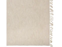 Hot Atmosphera Colcha acolchada estilo bohemio 260 x 240 cm Beige