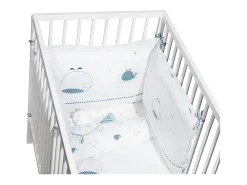 Sauthon Ropa De Cama^Colcha de algodón para bebé Azul