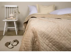 Colcha Jilly 260x260cm beige.