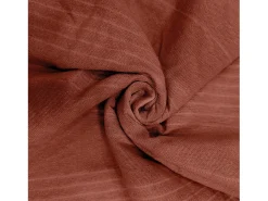 Soleil d'ocre Ropa De Cama^Colcha 180x220 cm ADELE Azul Ladrillo Rojo