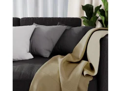 Colcha 180x220 cm ADELE taupe