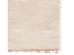 New Atmosphera Colchoneta de asiento lisa y con flecos Beige