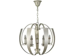 AKUNADECOR Lámpara Suspendida^Colgante Capuchina 5xe14 Champagne Regx53x53 Cm Dorado