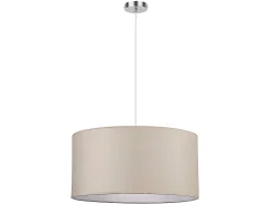 AKUNADECOR Lámpara Suspendida^Colgante Con Pantalla En Beis Modelo Chanza Beige