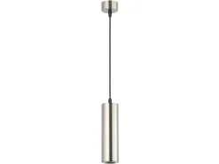 AKUNADECOR Lámpara Suspendida^Colgante De Aluminio Acabado Niquel Modelo Drach De Plateado