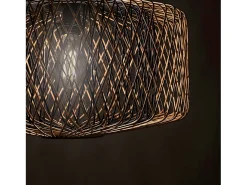 AKUNADECOR Colgante De Bambú Natural Modelo Bamboo Beige