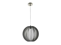 AKUNADECOR Lámpara Suspendida^Colgante En Madera Modelo Bubinga Esferico Marru00f3n