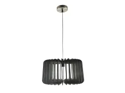 AKUNADECOR Lámpara Suspendida^Colgante Madera Marron Modelo Ebano 1 Luz Marru00f3n