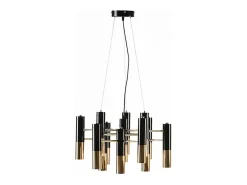 Les Tendances Colgante Wina de 13 brazos de metal negro y dorado A 59 x A 39 x P 52 cm Multicolor