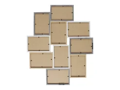 Best The Home Deco Factory Collage de fotos en madera y blanco 10 x 15 cm Familia 10 fotos Beige