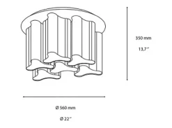Ideal Lux Plafón^COMPO PL6, Lámpara de techo, Blanco