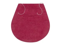 Alfombra De Baño|Ropa De Cama^Conjunto de alfombrillas de baño de tela 3 piezas fucsia ES138634 Rosa