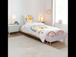 Atmosphera for Kids Ropa De Cama^Conjunto de cama arcoíris para niños 140 x 200 cm Multicolor