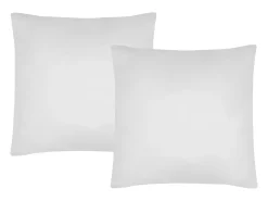 Conjunto de cama de satén 108 hilos/ cm² - Funda 240 x 260 cm + 2 fundas de almohada 63 x 63 cm - Blanco - TALORA
