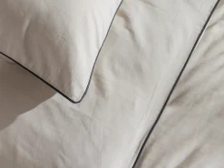 Best Palacio Conjunto de cama percal 80 hilos/cm², ², Funda nórdica 240 x 260 cm + 2 fundas de almohada - - AGAMI Topo
