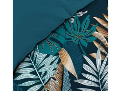 Conjunto de edredón Alianor Hojas exóticas 240 x 220 cm