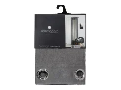 Atmosphera Ropa De Casa^Cortina VISOR TRANSPARENTE Vison Poliéster (240 x 140 cm) Gris