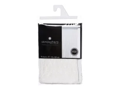 Discount Atmosphera Cortina con hilos lisos y coloridos Marfil