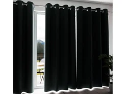 Cortina con ojales 100% blackout 135x250 cm ECLIPSE caqui