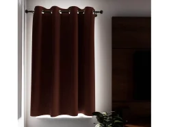 Cortina con ojales 100% blackout 135x180 cm ECLIPSE ladrillo, por Soleil d'Ocre