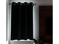 Soleil d'ocre Ropa De Casa^Cortina con ojales 100% blackout 135x180 cm ECLIPSE caqui Verde