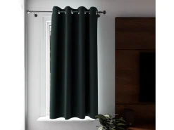 Soleil d'ocre Ropa De Casa^Cortina con ojales 100% blackout 135x180 cm ECLIPSE caqui Verde