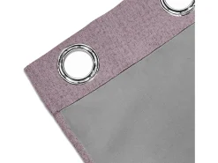 Cortina con ojales 100% opacos 135x250 cm ECLIPSE rosa
